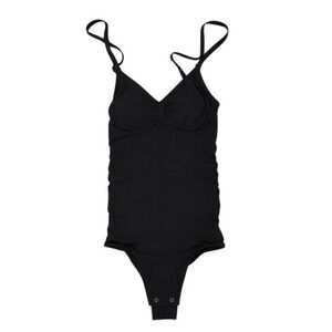 Slims Women's Black V-Neck Spaghetti Straps Shaping Bodysuit Size XXS/XS NWT